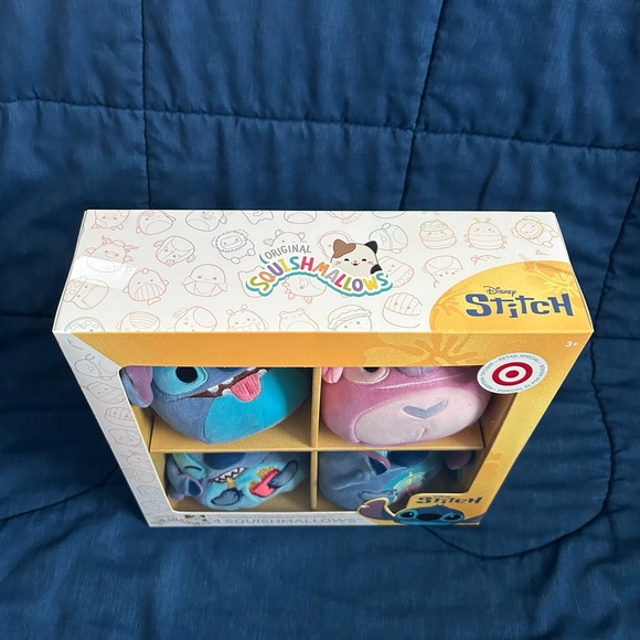 Disney Stitch and Angel 4-Pack 5” Squishmallows Jazwares - Picture 11 of 12
